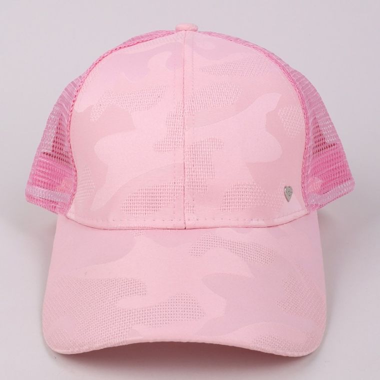 Czapka z daszkiem dziewczęca, różowa, Yoclub