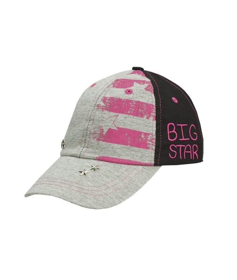 Czapka z daszkiem dziewczęca, szara, Döll