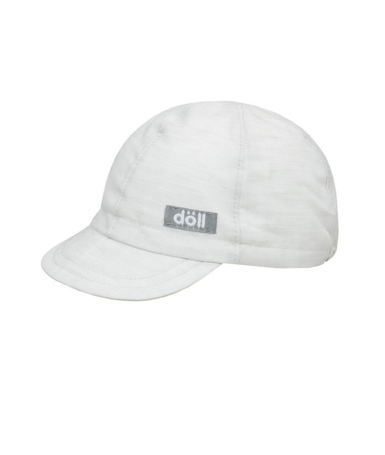 Czapka z daszkiem niemowlęca, szara, Döll