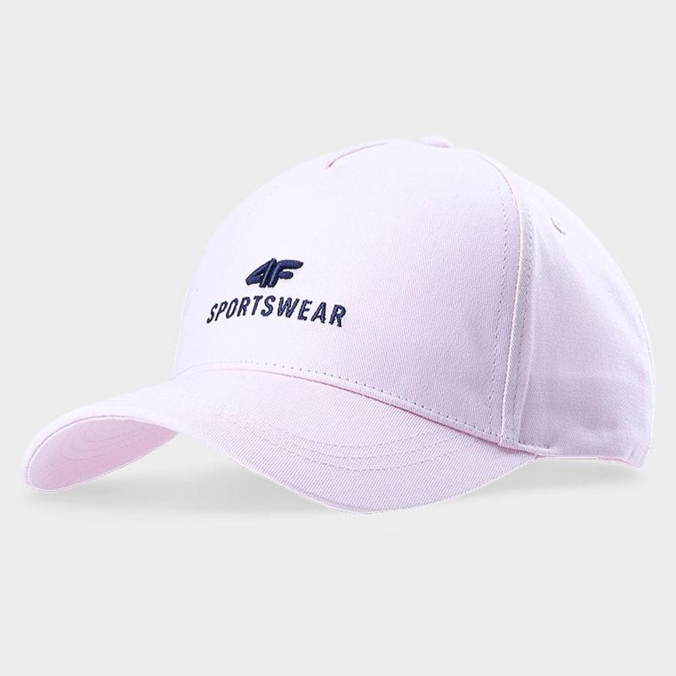 Czapka z daszkiem, unisex, różowa, 4F