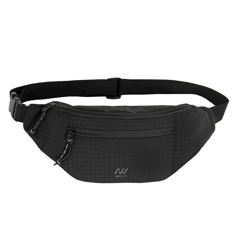 Czarna torba crossbody unisex z regulowanym paskiem NOWEAR