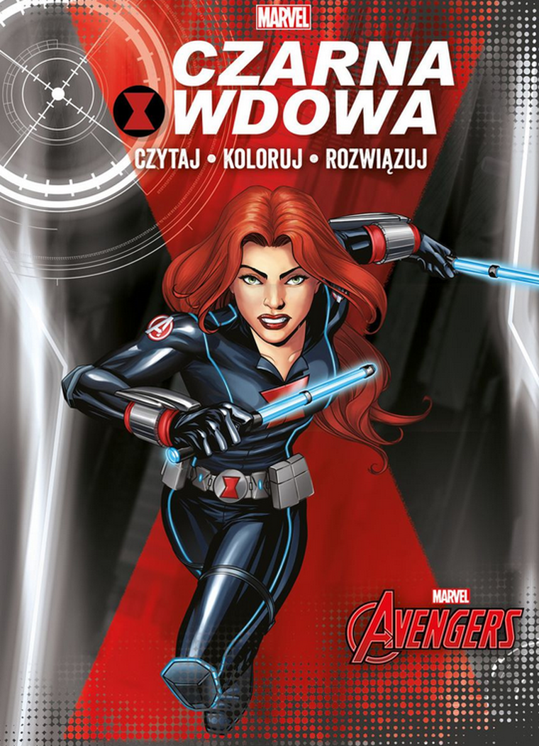 Czarna Wdowa. Marvel. Czytaj, koloruj, rozwiązuj