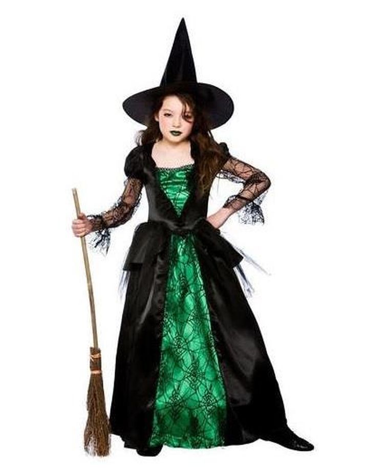 Czarownica Premium, strój dla dzieci, 110/116