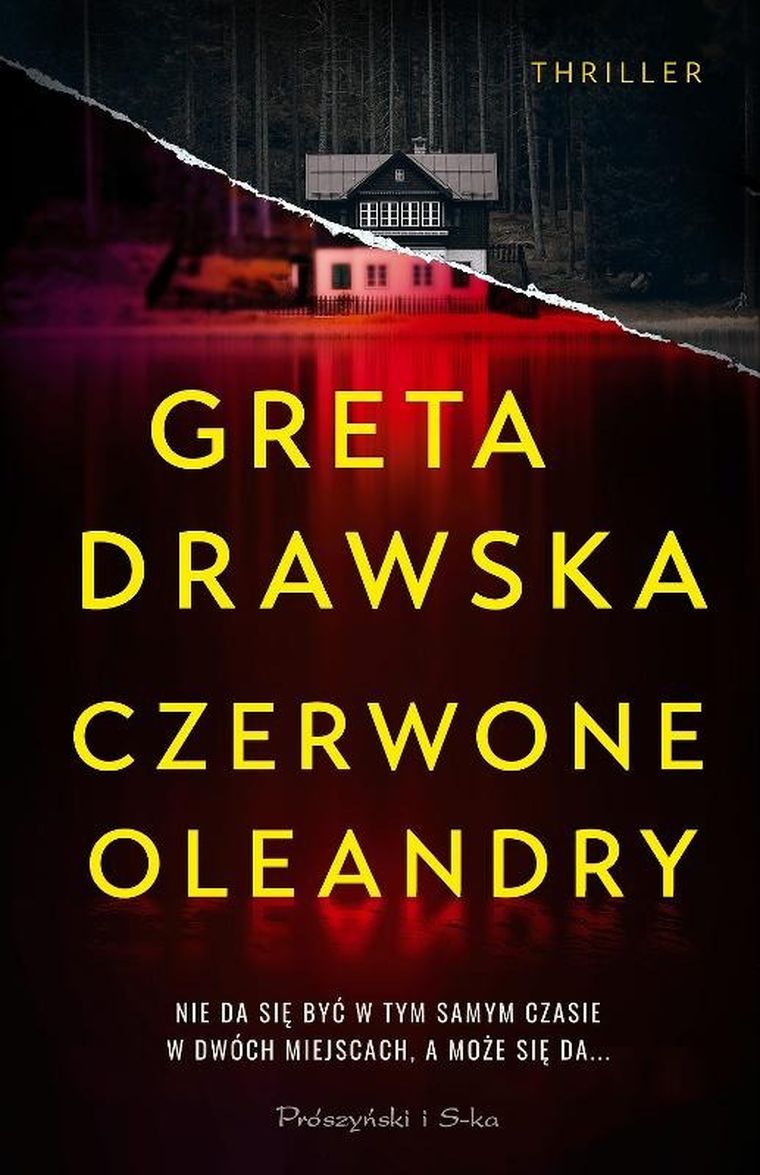 Czerwone oleandry. Duże litery