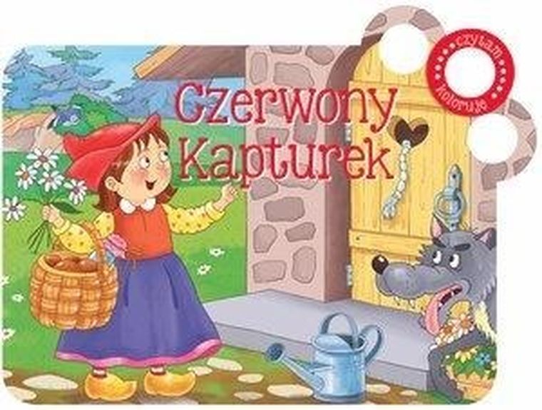 Czerwony Kapturek. Czytam, koloruję