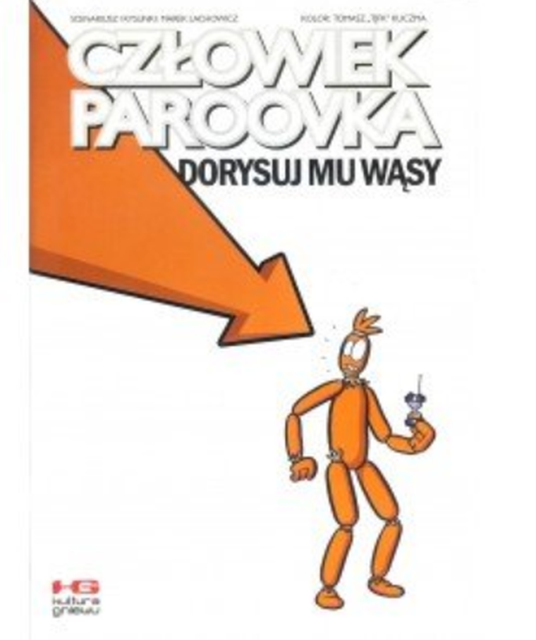 Człowiek Paroovka. Dorysuj mu wąsy