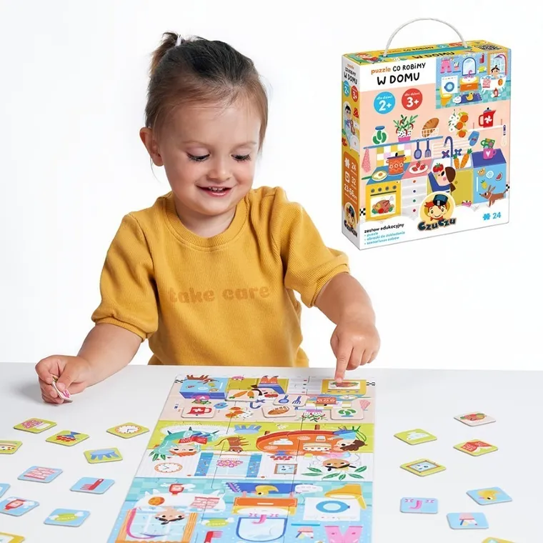 CzuCzu, Co robimy w domu, puzzle, 24 elementy