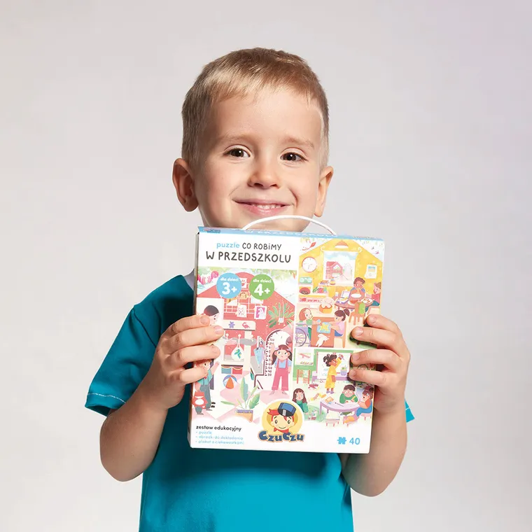 CzuCzu, Co robimy w przedszkolu, puzzle, 40 elemnetów