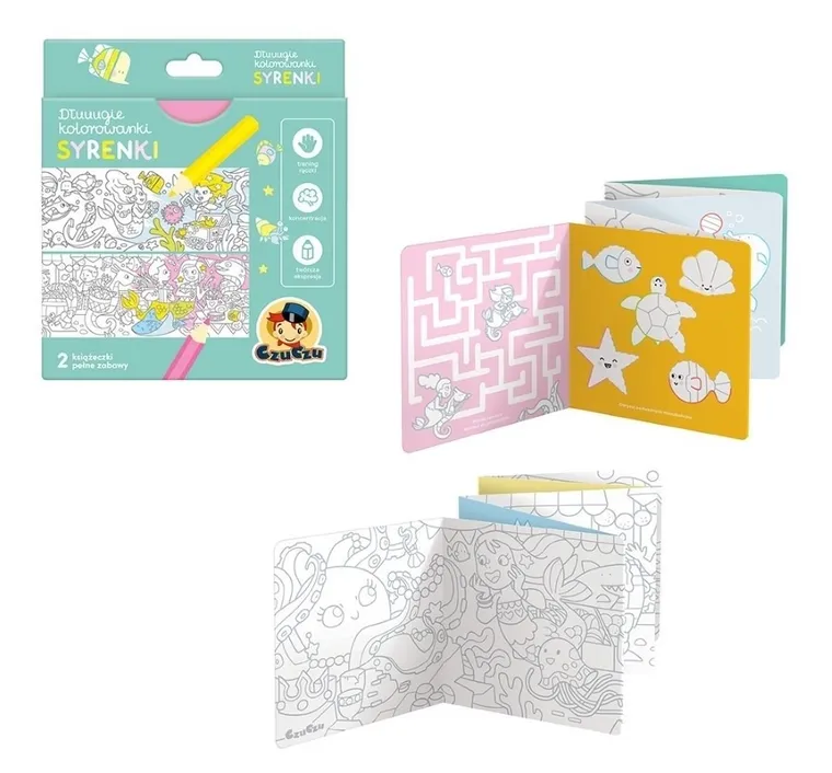 CzuCzu, Dłuuugie kolorowanki, Syrenki