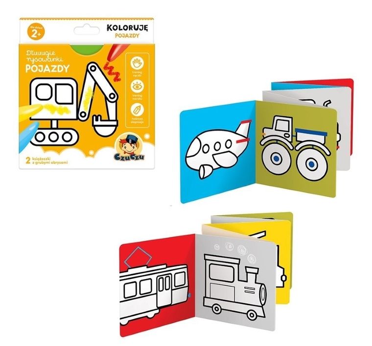 CzuCzu, Dłuuugie rysowanki, Pojazdy, 2+