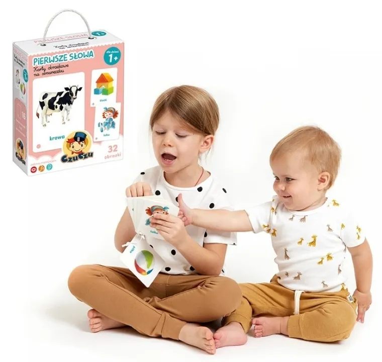 CzuCzu, Karty obrazkowe, Pierwsze słowa