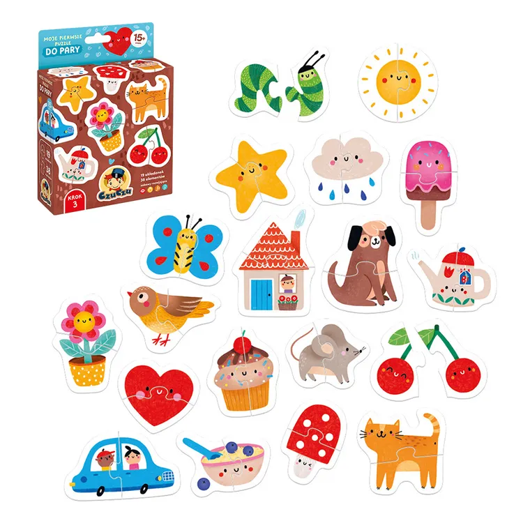 CzuCzu, Moje pierwsze puzzle, Do pary, 2 elementy, 15m+