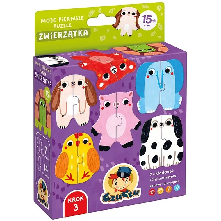 CzuCzu, Moje pierwsze puzzle, Zwierzątka 15m+
