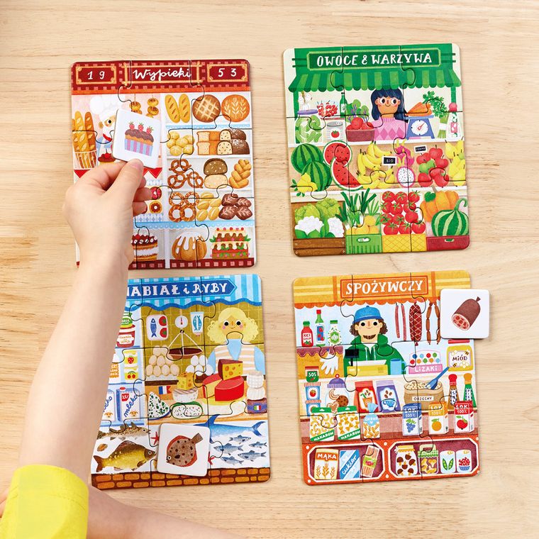 CzuCzu, Na zakupy, puzzle + gra