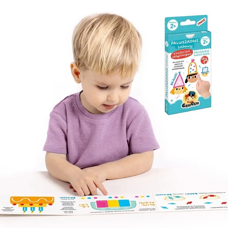 CzuCzu, Paluszkowe zabawy, książeczka harmonijka, 2+