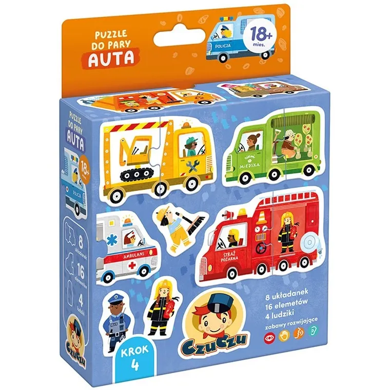CzuCzu, puzzle do pary, Auta