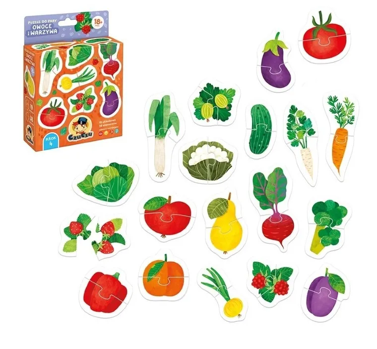 CzuCzu, Puzzle do pary, Owoce i warzywa