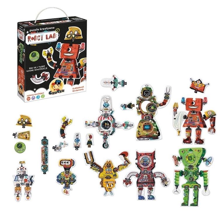CzuCzu, Robot Lab, puzzle kreatywne