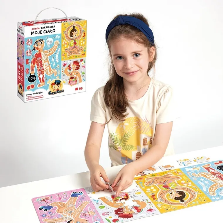 CzuCzu, Tak działa moje ciało, puzzle, 96 elementów