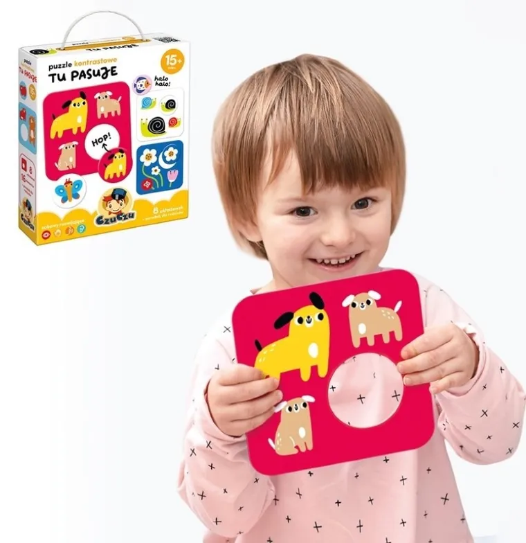 Czuczu, Tu pasuje, puzzle kontrastowe