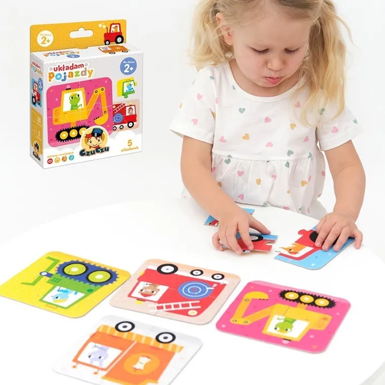 CzuCzu, Układam pojazdy, zabawa edukacyjna