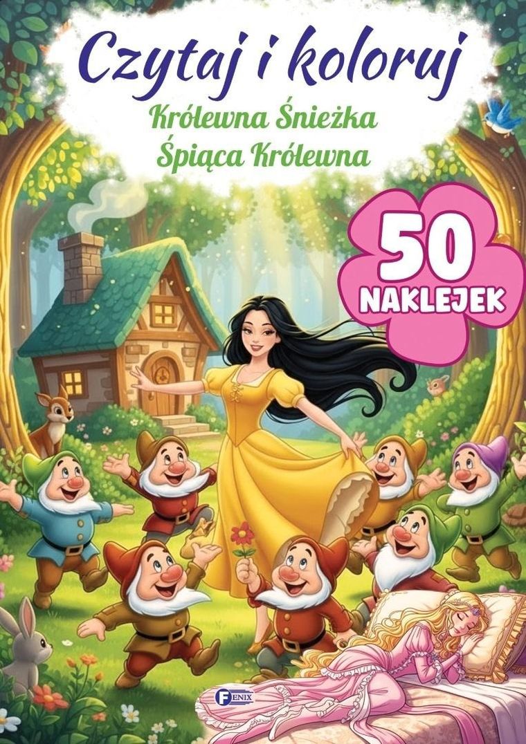 Czytaj i koloruj: Królewna Śnieżka. Śpiąca Królewna