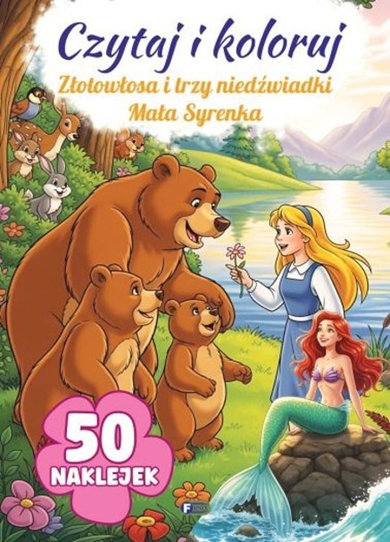 Czytaj i koloruj: Złotowłosa i trzy niedźwiadki