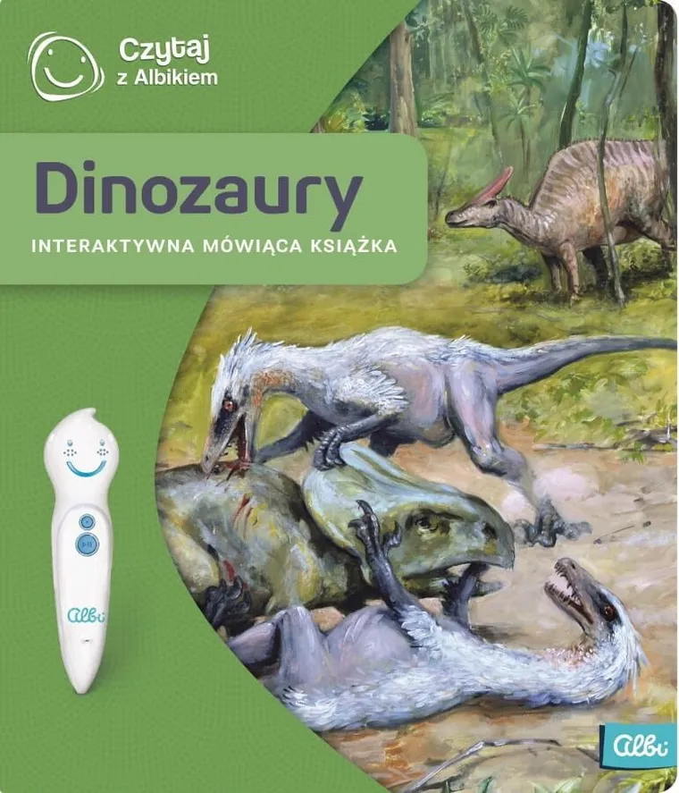 Czytaj z Albikiem. Dinozaury. Interaktywna mówiąca książka