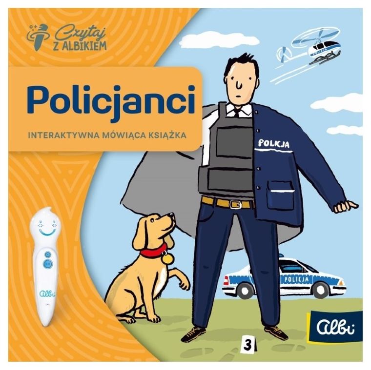 Czytaj z Albikiem. Mini książeczka. Zawody. Policjanci