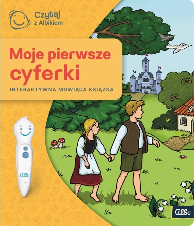 Czytaj z Albikiem. Moje pierwsze cyferki. Interaktywna mówiąca książka