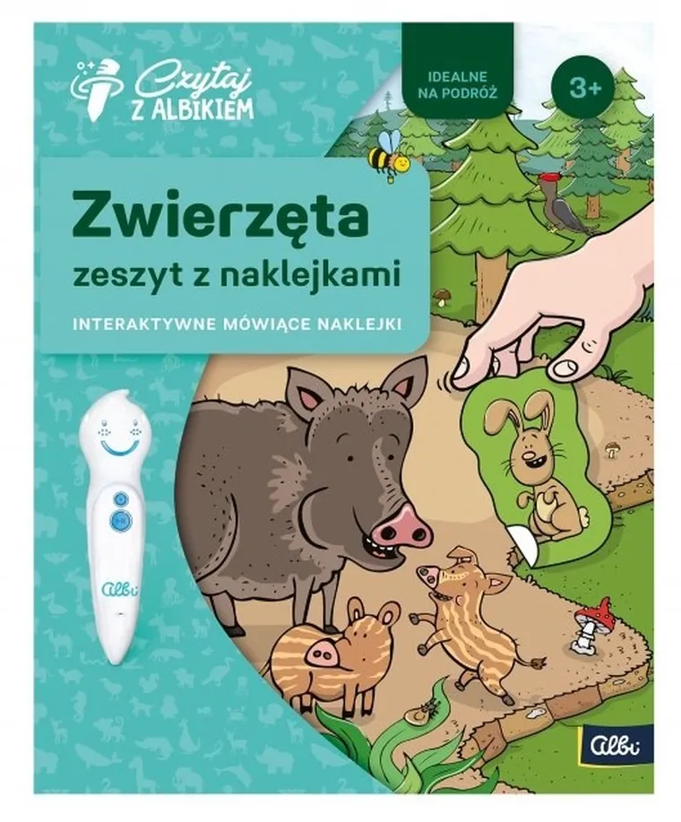 Czytaj z Albikiem. Zeszyt z naklejkami. Zwierzęta