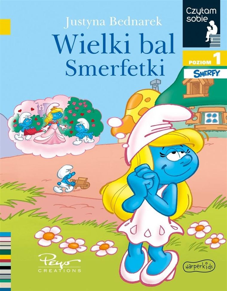 Czytam sobie. Wielki bal Smerfetki. Poziom 1