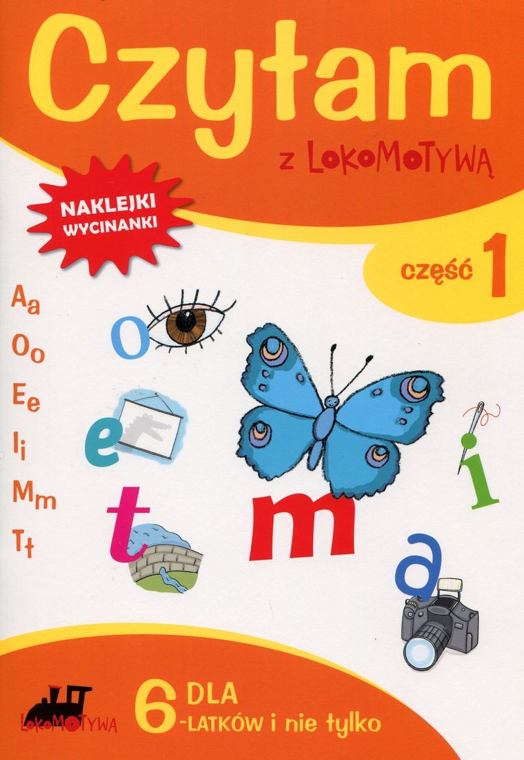 Czytam z Lokomotywą. Część 1 dla 6-latków i nie tylko
