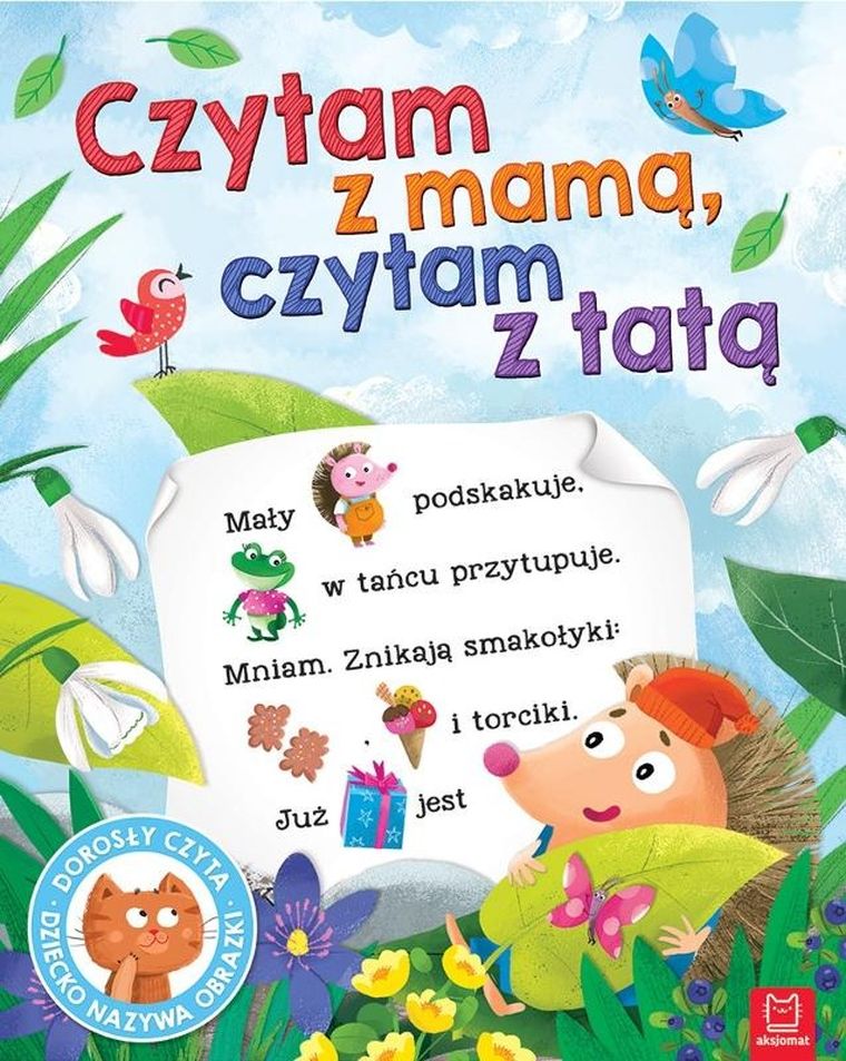 Czytam z mamą, czytam z tatą. Niebieska