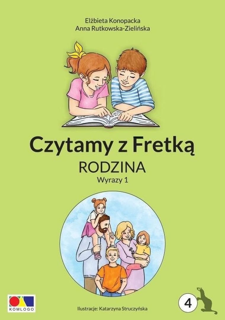 Czytamy z Fretką. Część 4. Rodzina. Wyrazy 1