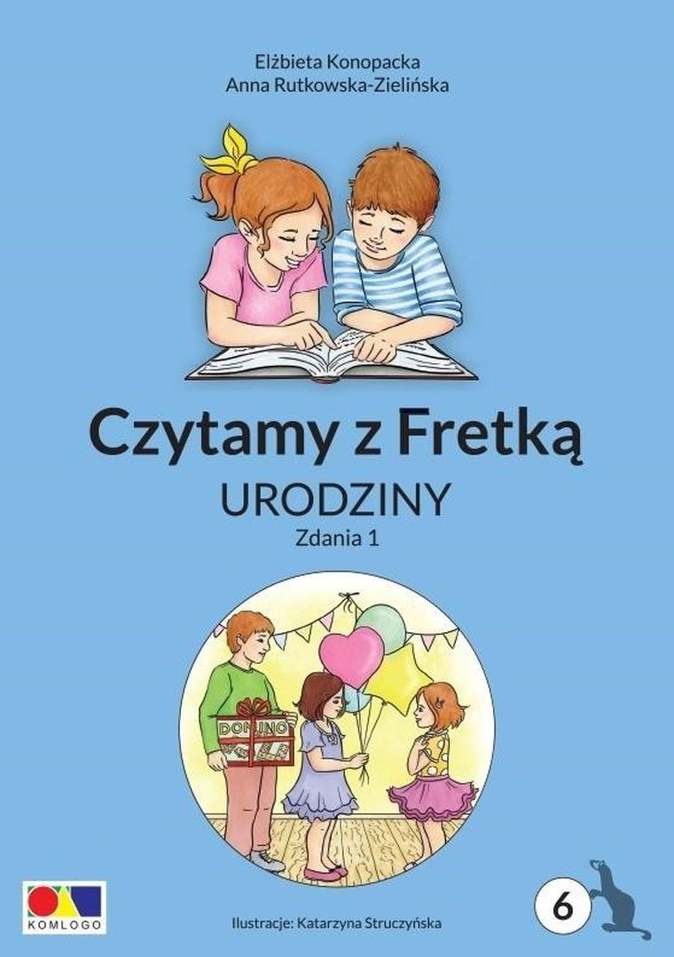 Czytamy z Fretką. Część 6. Urodziny. Zdania 1