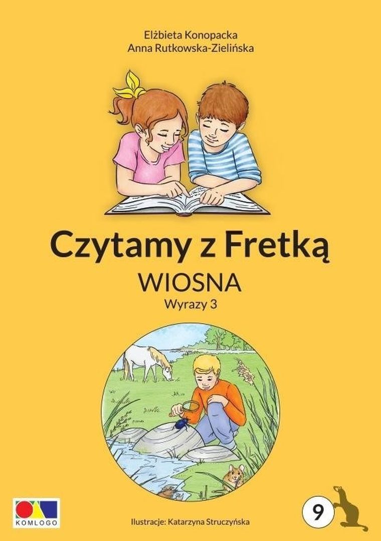 Czytamy z Fretką. Część 9. Wiosna. Wyrazy 3