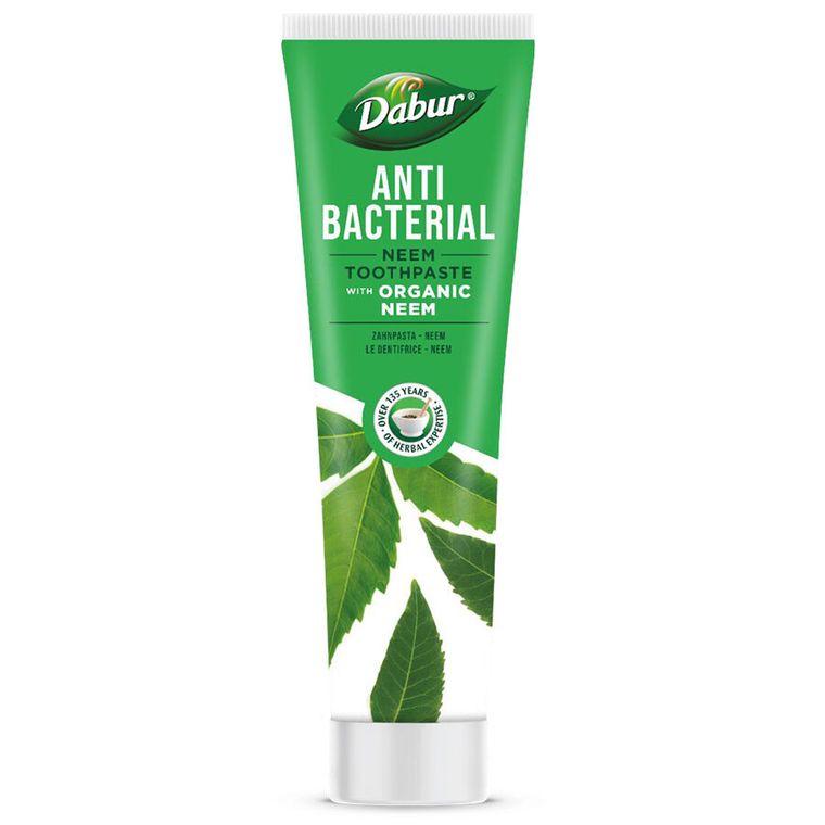 Dabur, Anti Bacterial Neem Toothpaste, antybakteryjna pasta do zębów z Neem, 100 ml