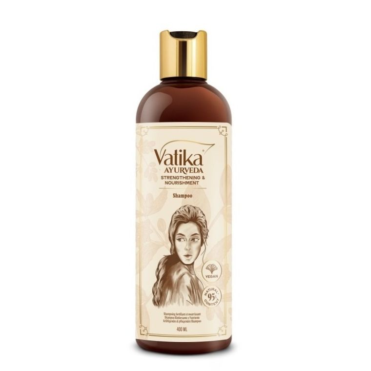 Dabur Vatika, Ayurveda, wzmacniający szampon do włosów, 400 ml