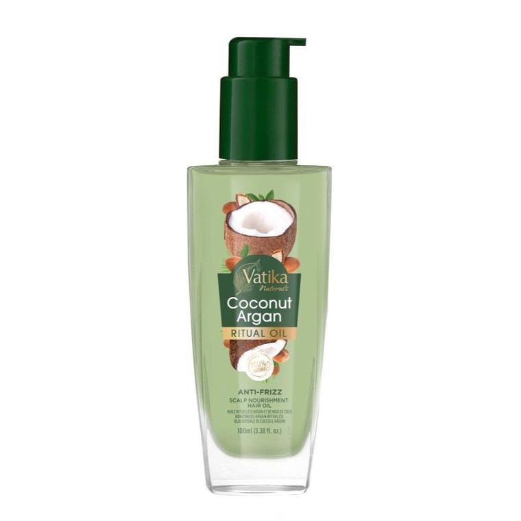 Dabur Vatika, Coconut Argan, wygładzający olejek do włosów, 100 ml