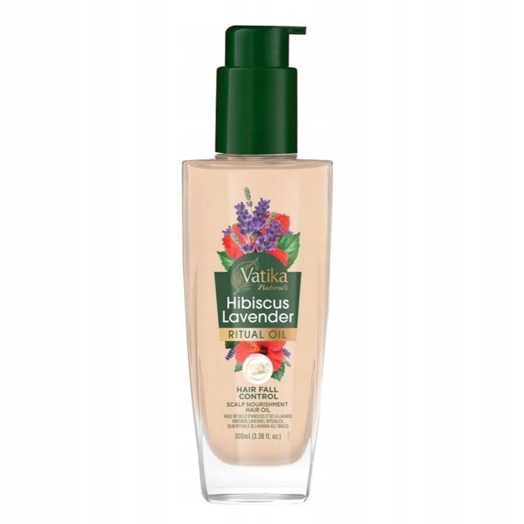 Dabur Vatika, Hibiscus Lavender, wzmacniający olejek do włosów, 100 ml