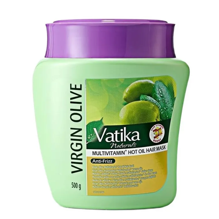 Dabur Vatika, Virgin Olive, intensywnie wzmacniająca maska do włosów, 500g
