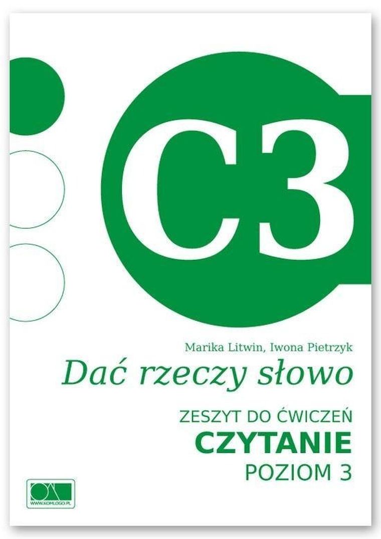Dać rzeczy słowo. Czytanie. Poziom 3