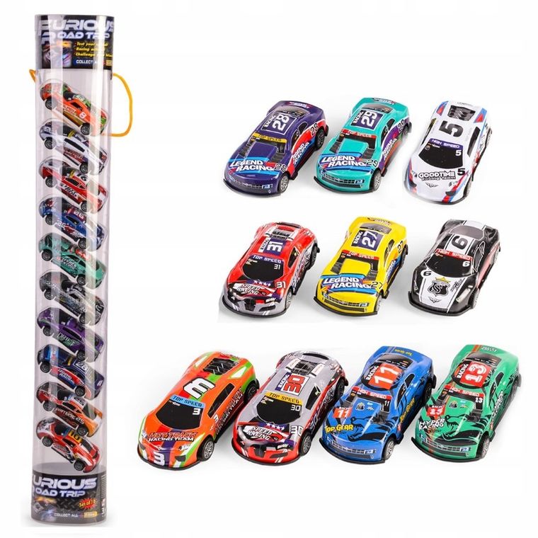 Daffi, Auto Club Racing Team, autka resoraki w tubie, 10 szt.