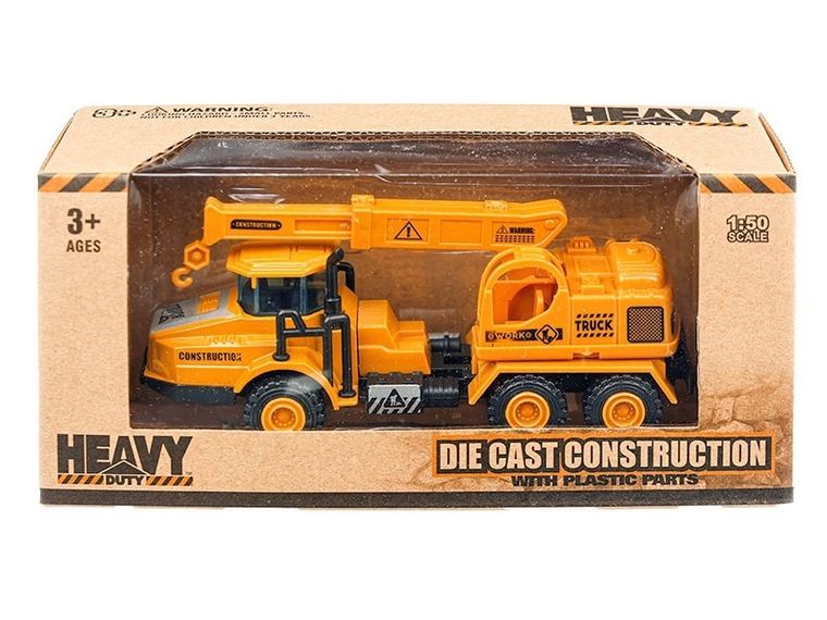 Daffi, Heavy Duty, dźwig, pojazd budowlany, model metalowy, 1:50