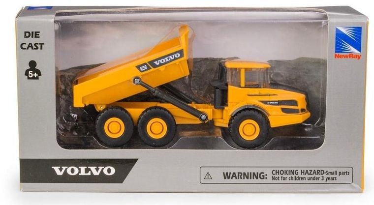 Daffi, Mini Volvo, wywrotka, model metalowy