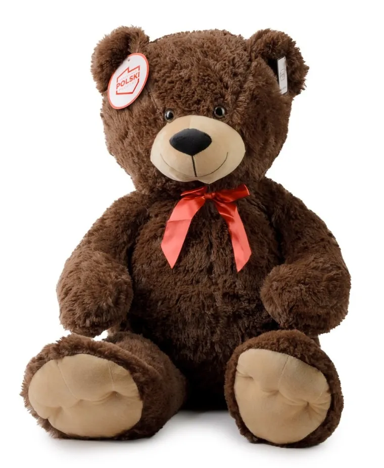 Daffi, miś, duża maskotka, ciemnobrązowy, 100 cm