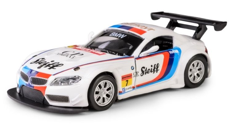 Daffi, MSZ, BMW Z4 GT3, pojazd, model metalowy, biały, 1:38