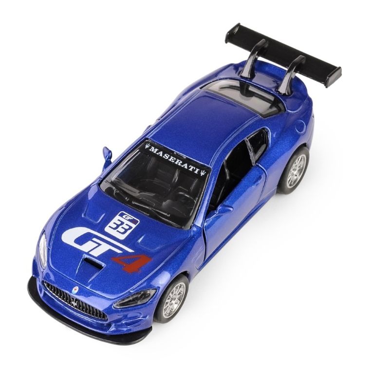 Daffi, MSZ, Maserati GranTurismo MC GT4, pojazd, model metalowy, niebieski, 1:43