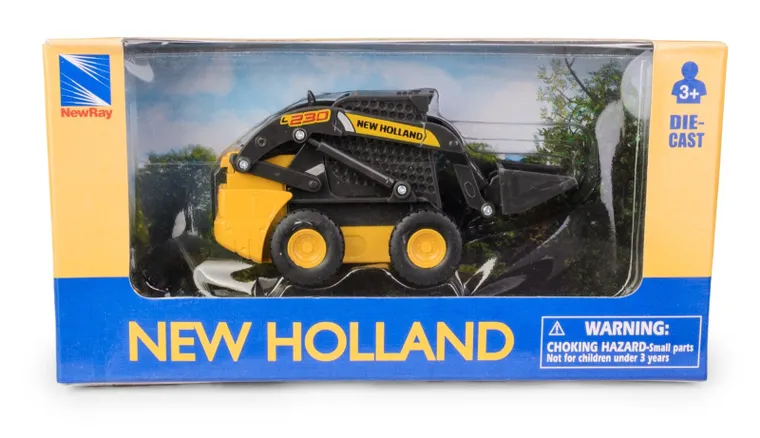 Daffi, New Holland, mini ładowarka, pojazd budowlany, model metalowy